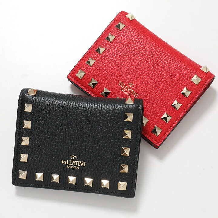 楽天市場】VALENTINO ヴァレンティノ 二つ折り財布 P0R39BOL 限定SALE中VALENTINO 財布