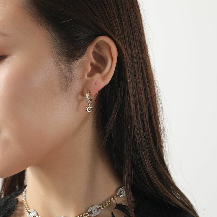 楽天市場】CHANEL シャネル ピアス ABG123 B21259 レディース ココ 