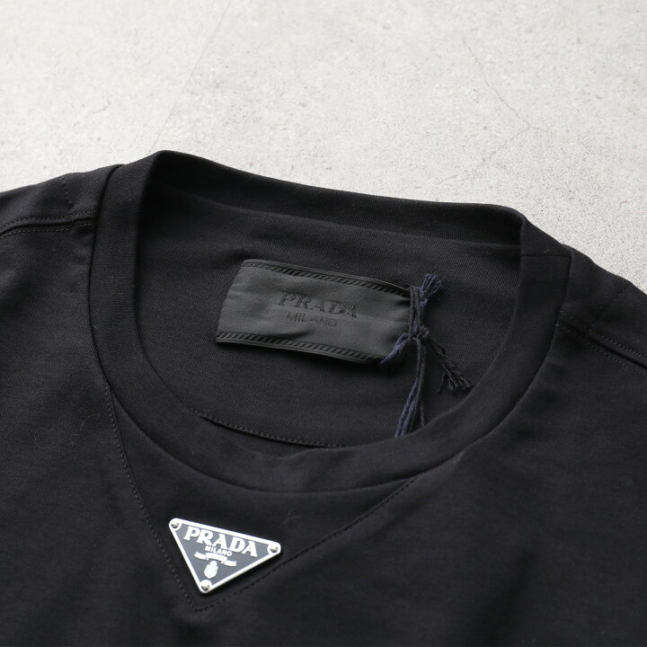 楽天市場】PRADA プラダ Tシャツ UJN861 240 メンズ 半袖 カットソー 