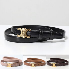 CELINE セリーヌ ベルト Triompheトリオンフ 45AX63A01.38NO 45AX63A01.18BU 45AX63A01.03PH レディース スモール 18MM レザー スムースカーフスキン メタルロゴ カラー3色