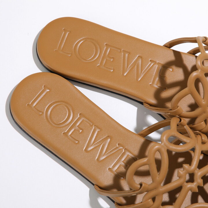 楽天市場】LOEWE ロエベ サンダル PETAL ANAGRAM SLIDE ペタル 