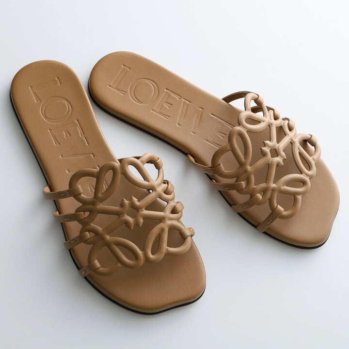 楽天市場】LOEWE ロエベ サンダル PETAL ANAGRAM SLIDE ペタル 
