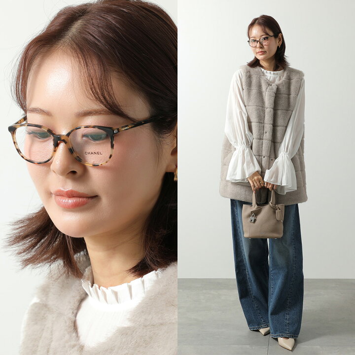楽天市場】CHANEL シャネル メガネ 3432 レディース ボストン型 セル 