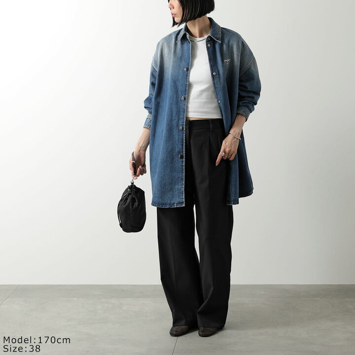 楽天市場】PRADA プラダ デニムジャケット GFC060 16PK レディース 