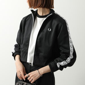 FRED PERRY tbhy[ gbNWPbg Cropped Taped Track Jacket J4133 fB[X S [[X hJ u] Nbvh 102/BLACK