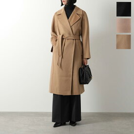 WEEKEND MAX MARA ウィークエンド マックスマーラ ロングコート RESINA レジナ レディース ピュア ウール ガウンコート テーラードカラー ベルト付き カラー4色