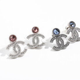 CHANEL シャネル ピアス ABG156 B21261 レディース ココマーク CCロゴ メタル ラインストーン スタッド アクセサリー カラー2色【dc_kikaku】