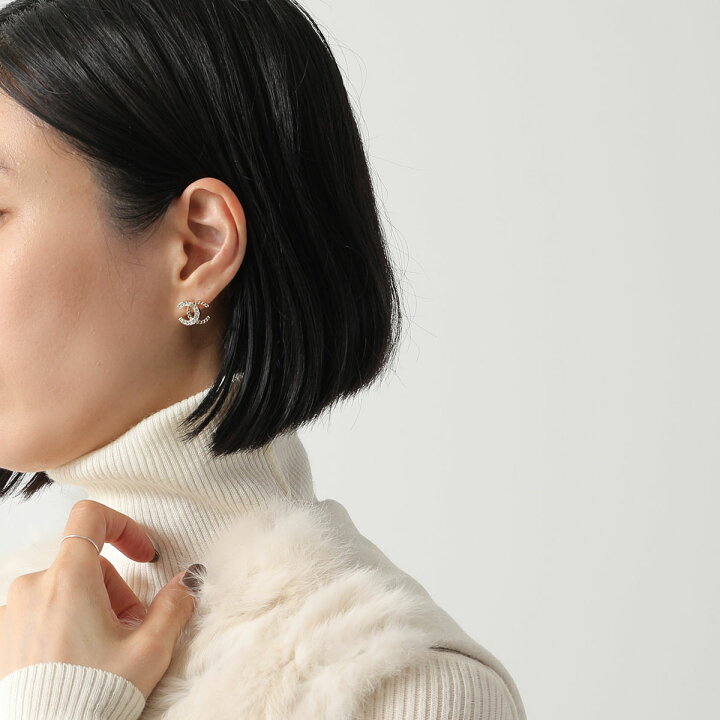 楽天市場】CHANEL シャネル ピアス ABG419 B21819 レディース ココ 