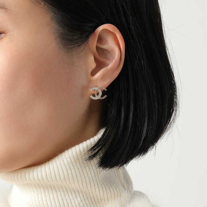 楽天市場】CHANEL シャネル ピアス ABG419 B21819 レディース ココ 