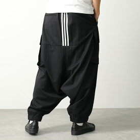 Y-3 ワイスリー カーゴパンツ REFINED WOOL CARGO PANTS リファインド ウール カーゴ パンツ JX7274 メンズ サルエルパンツ ロゴ BLACK
