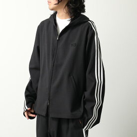 Y-3 ワイスリー パーカー HOODED TRACK TOP 3-STRIPES フーデッド トラック トップ スリーストライプス JW7354 メンズ ロゴ BLACK