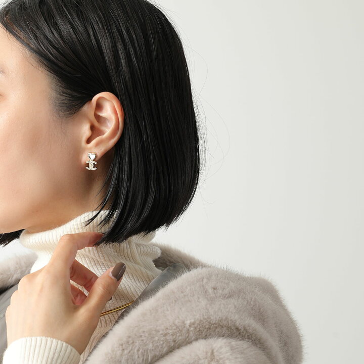 楽天市場】CHANEL シャネル ピアス ABG246 B21750 レディース ココ 