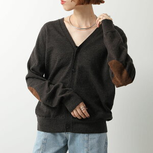 MAISON MARGIELA メゾンマルジェラ カーディガン S50HP0027 M13098 レディース ウール ニット 長袖 Vネック エルボーパッチ 144M