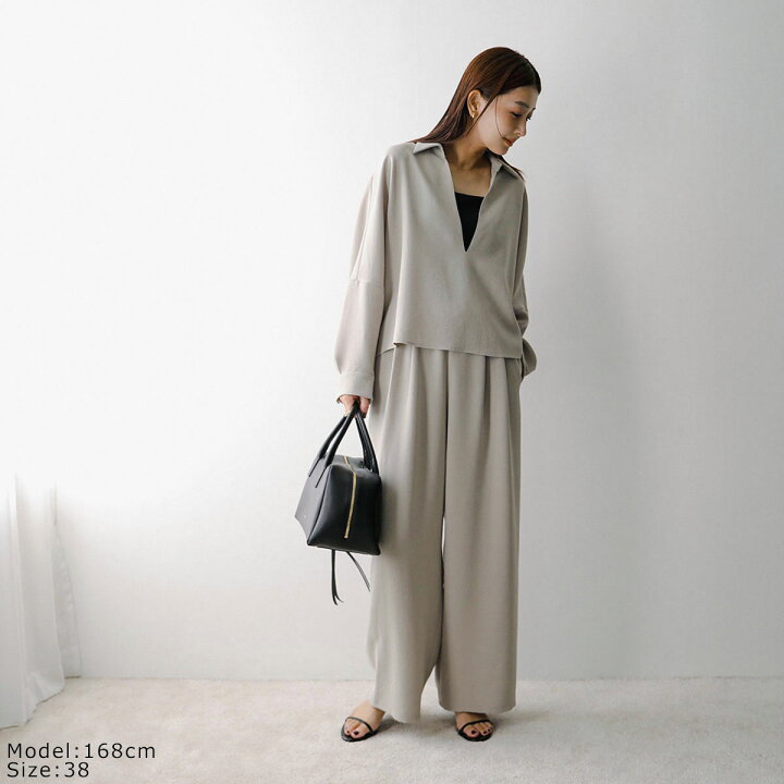 楽天市場】cafune カフネ タックパンツ 535635 レディース ジョー 