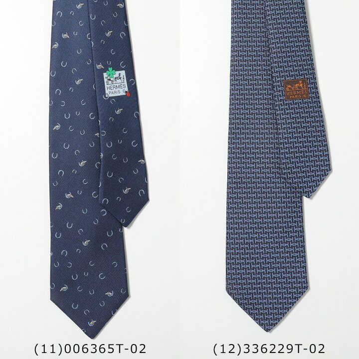 未使用品□HERMES エルメス シルク100％ H STREET 総柄 レギュラータイ  
