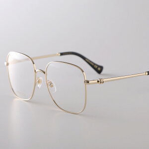 GUCCI グッチ メガネ GG1144O レディース メンズ ティアドロップ型 メタルフレーム 細フレーム フルリム クリングスタイプ メタルロゴ アイウェア 003