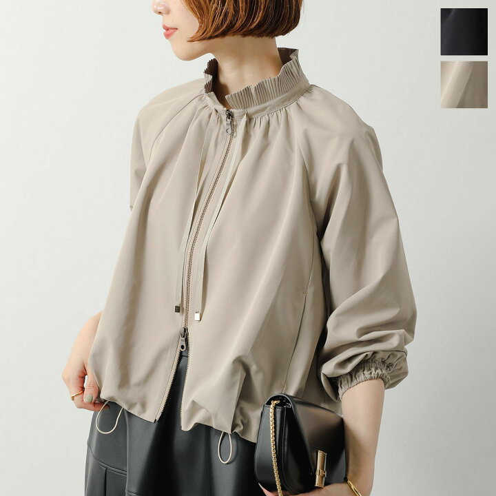 楽天市場】MARILYN MOON マリリンムーン ブルゾン pleats twill 