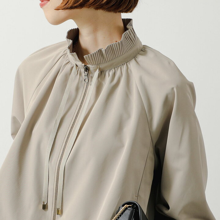 楽天市場】MARILYN MOON マリリンムーン ブルゾン pleats twill 