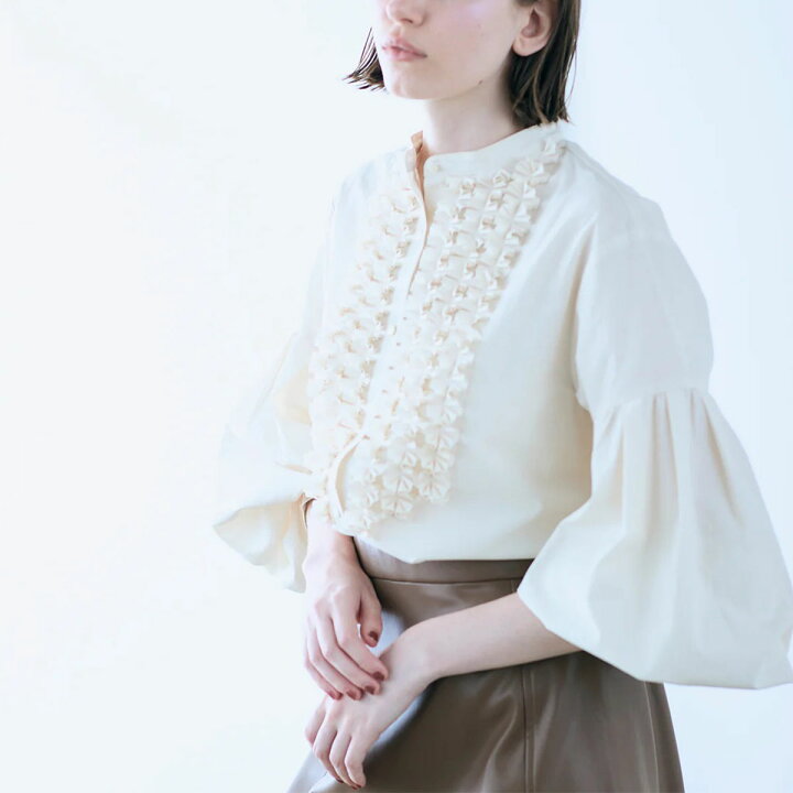 楽天市場】MARILYN MOON マリリンムーン ブラウス modern tuck frill 