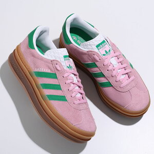 adidas Originals AfB_XIWiX Xj[J[ Gazelle Bold K[{[h IE0420 fB[X XEF[h  [Jbg V[Y C TRUPNK/GREEN/FTWWHT