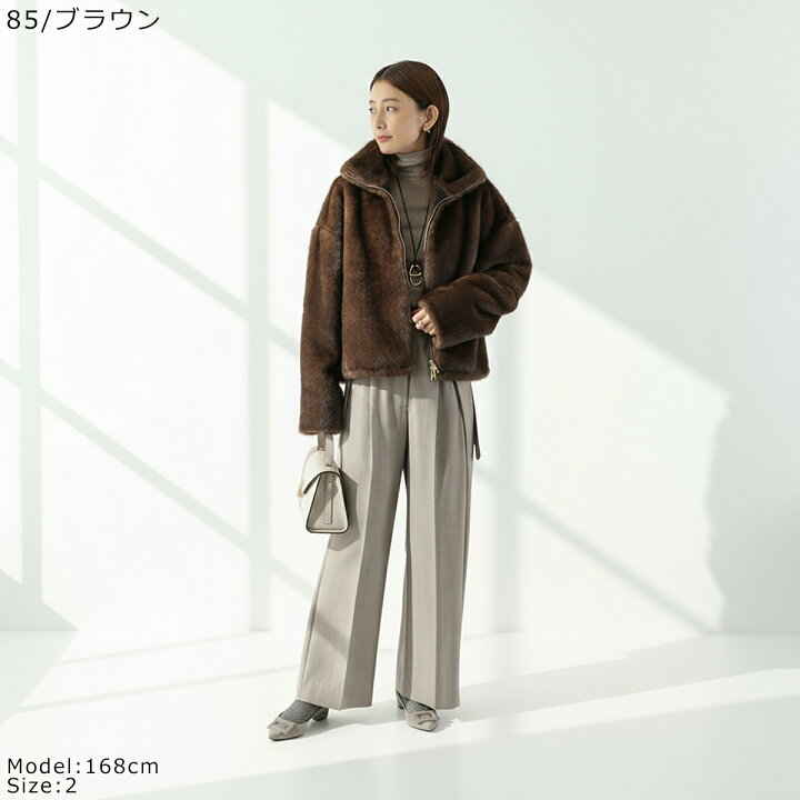 楽天市場】CLOCHE クロシェ ファーブルゾン 84506 レディース フェイク 