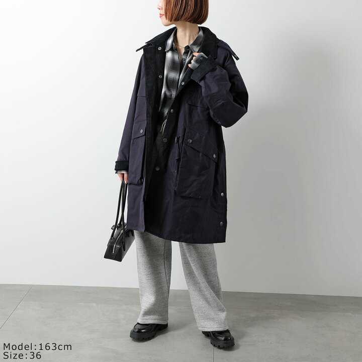 19AW 新品 キャプテンサンシャイン バブアー 黒 36 コート KS20FBB01 