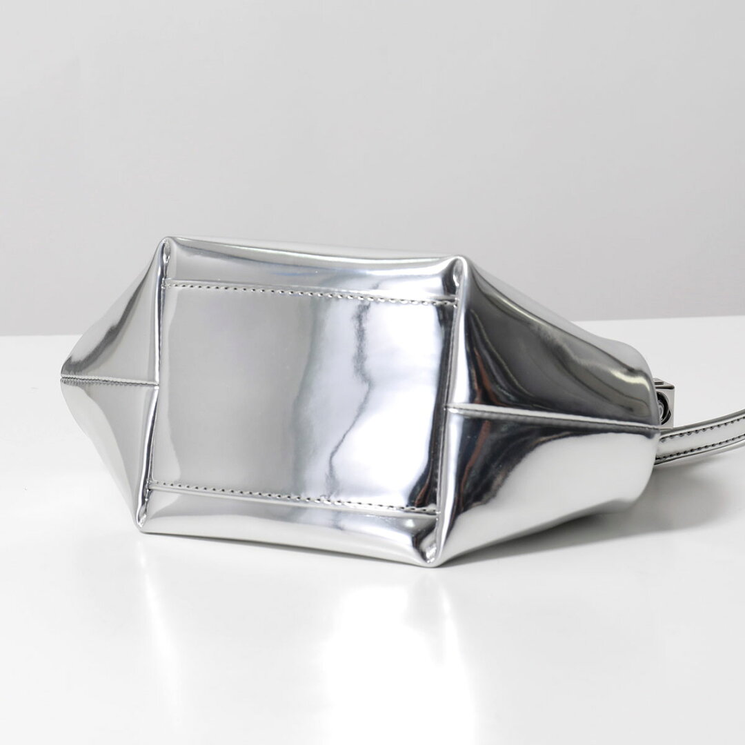 【15%OFFクーポン対象・6/19-18時~】GANNI ガニー ショルダーバッグ Bou Bag Mini Specchio A7309 5894 レディース ハンドバッグ ロゴ ミニバッグ 鞄 018/Silver【cp_fifte】 - メイン画像 9