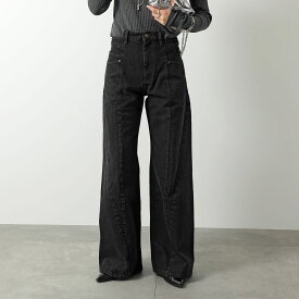 MAISON MARGIELA メゾンマルジェラ ジーンズ S51LA0133 S30743 レディース スプライスト デニムパンツ ジーパン Gパン ワイド 973 S51LA0133S30743973