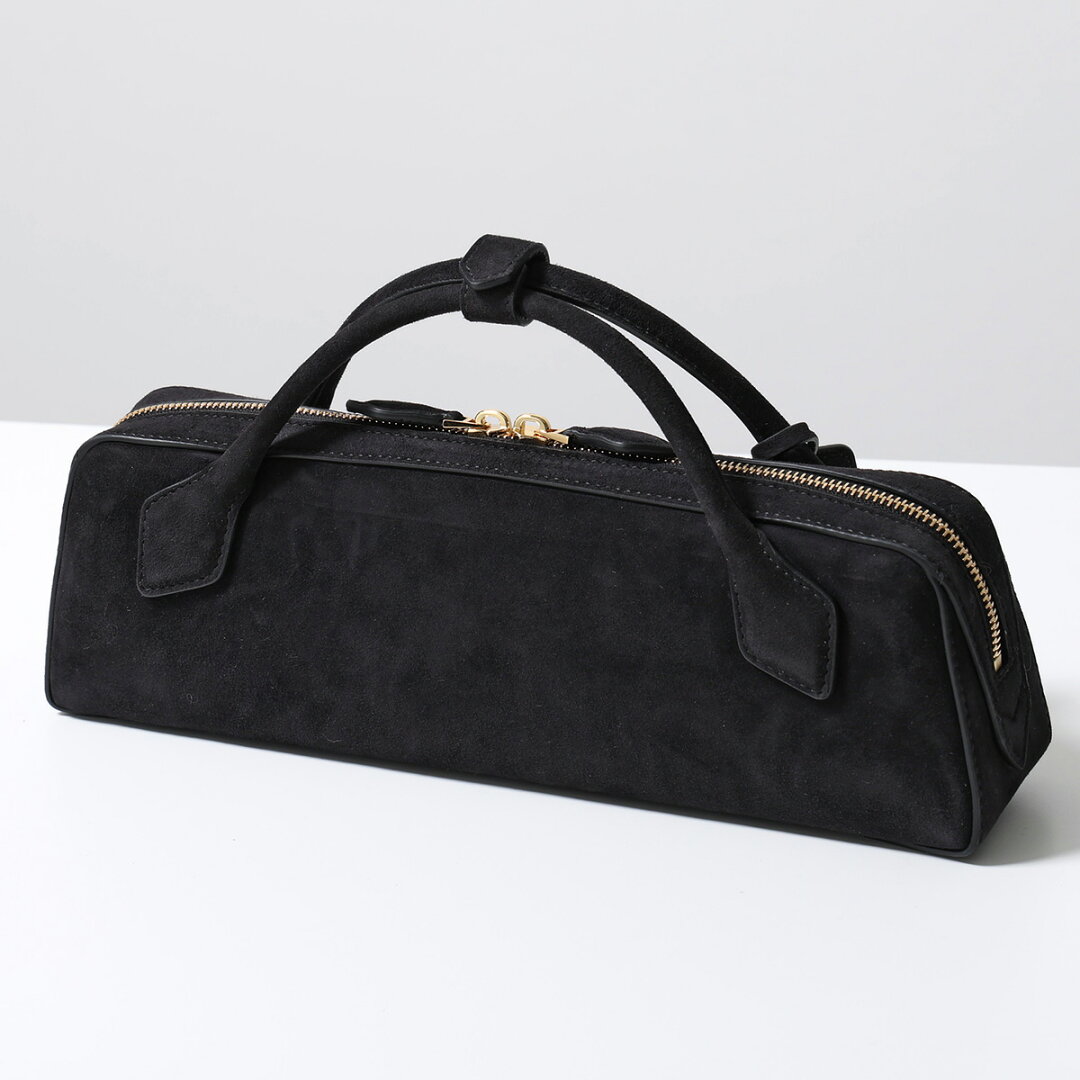ALAIA アライア ハンドバッグ TECKEL CLUTCH AA1S06026CA328 レディース クラッチ レザー スクエア スウェード スモールミラー付き ミニバッグ 鞄 999/NOIR - メイン画像 5