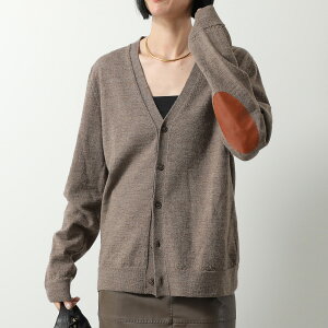 MAISON MARGIELA メゾンマルジェラ カーディガン S50HP0012 M13062 レディース エルボーパッチ ニット ウール Vネック 4ステッチ カラー2色 S50HP0012M13062805M