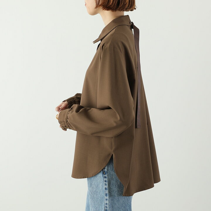 楽天市場】HERENCIA ヘレンチア ブラウス Back Grosgrain Twill Blouse 