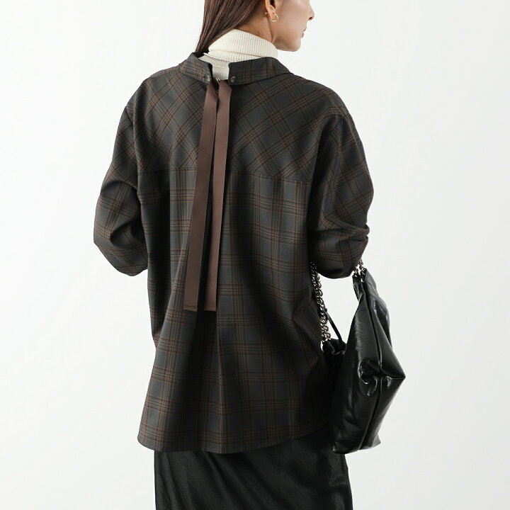 楽天市場】HERENCIA ヘレンチア ブラウス Back Grosgrain Twill Blouse 