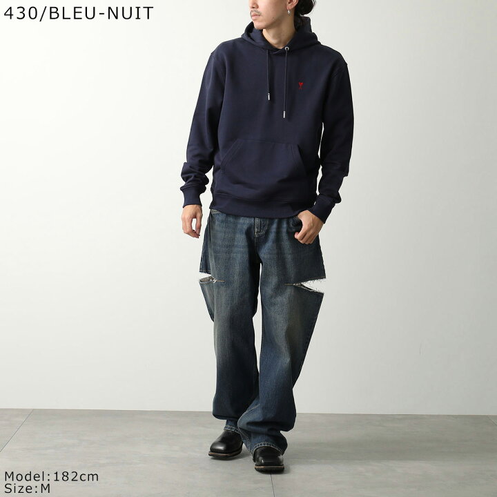楽天市場】 ami paris アミパリス パーカー AMI DE COEUR HOODIE 
