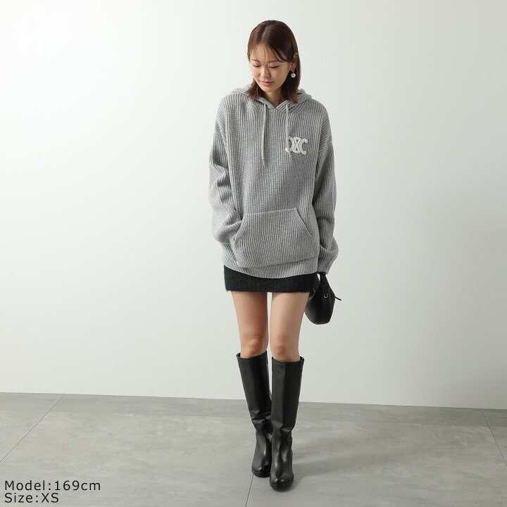 楽天市場】CELINE セリーヌ ニットパーカー RY0FV0ZTQ.08GC メンズ 