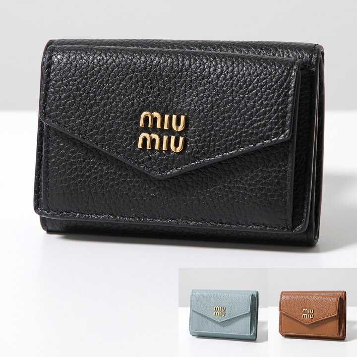 楽天市場】MIUMIU ミュウミュウ 三つ折り財布 5MH021 ADT7 レディース 