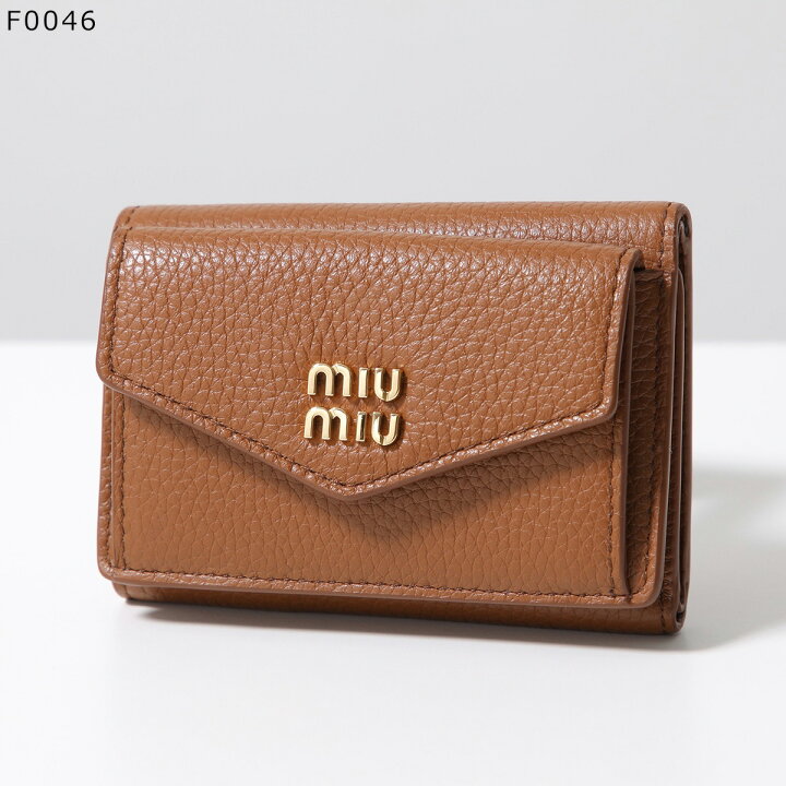 楽天市場】MIUMIU ミュウミュウ 三つ折り財布 5MH021 ADT7 レディース 