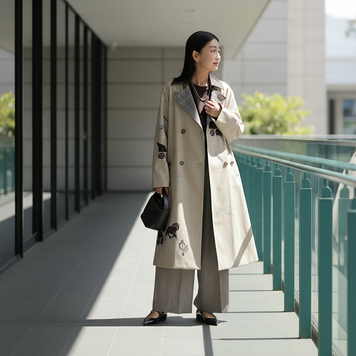 楽天市場】Eimee Law エイミーロウ トレンチコート 84422L レディース 