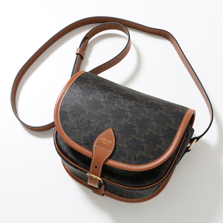 楽天市場】CELINE セリーヌ ショルダーバッグ Medium Folco ミディアム 