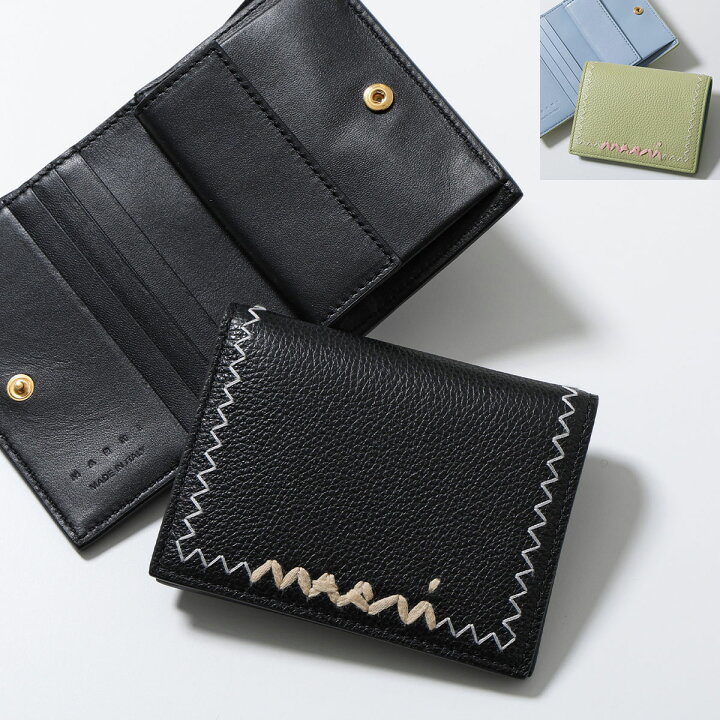 楽天市場】MARNI マルニ 二つ折り財布 PFMOQ14Q11 P6533 レディース 