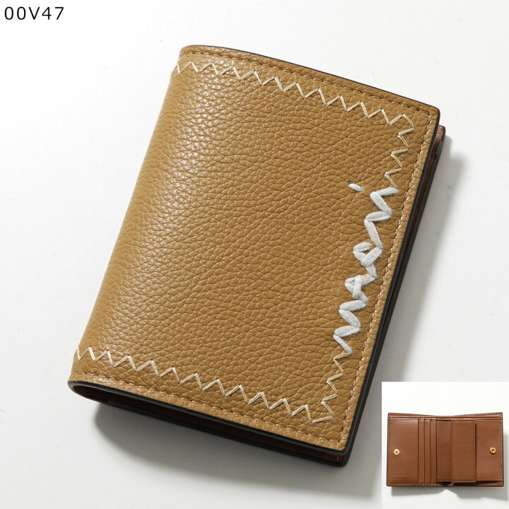 楽天市場】MARNI マルニ 二つ折り財布 PFMOQ14Q11 P6533 レディース 