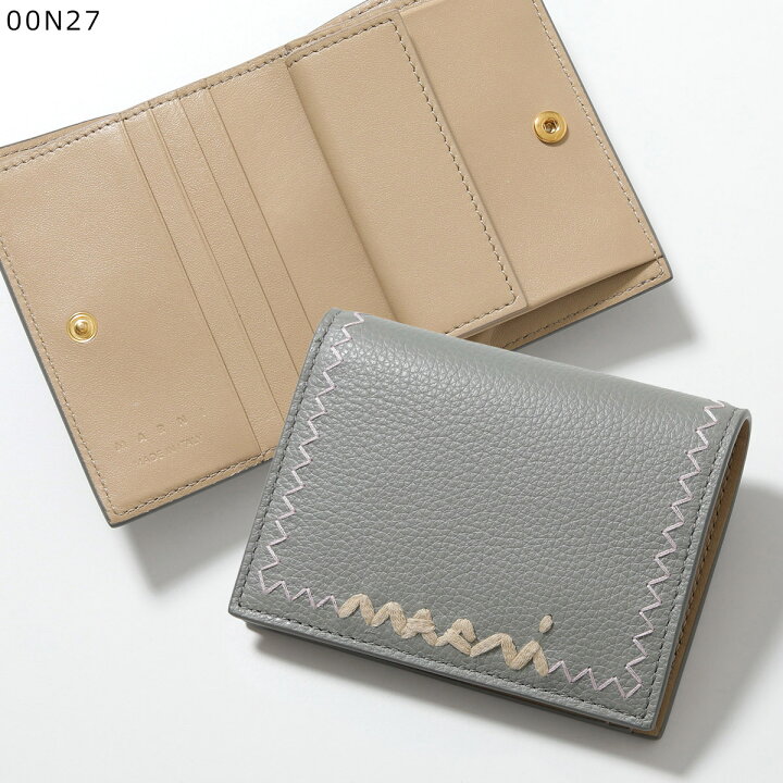 楽天市場】MARNI マルニ 二つ折り財布 PFMOQ14Q11 P6533 レディース 