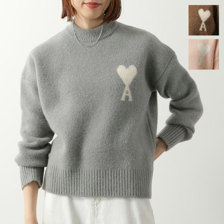 楽天市場】 ami paris アミパリス ニット Ami De Coeur UKS836 KN0135 