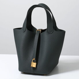HERMES エルメス ピコタン PICOTIN LOCK PM 18 ピコタンロック H056289CC レディース トリヨンクレマンス レザー Hロゴ カデナ付き 鞄 K刻印 GD金具 Vert-Mangrove ヴェールマングローブ ゴールド金具