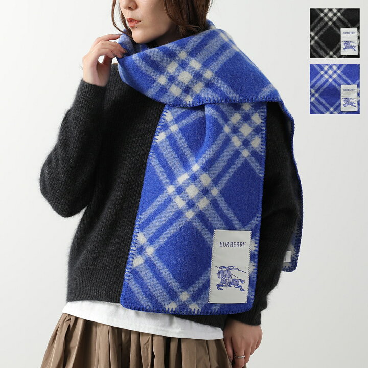 楽天市場】BURBERRY バーバリー マフラー MU TRI BAR CHK WO SCF 