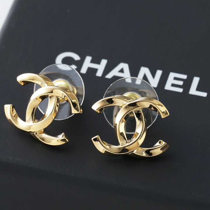 楽天市場】CHANEL シャネル ピアス ABG690 B22496 レディース ココ 