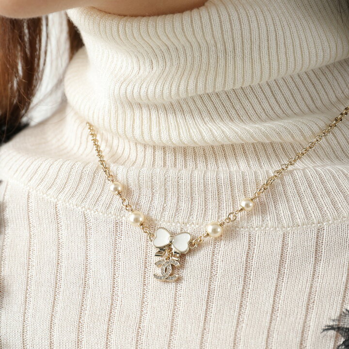 楽天市場】CHANEL シャネル ネックレス ABF304 B19854 レディース ココ 