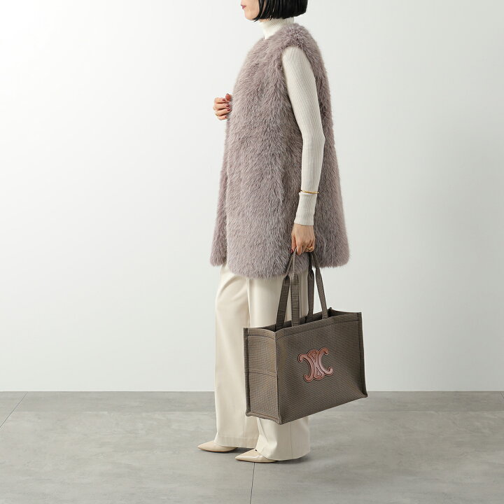 楽天市場】CELINE セリーヌ トートバッグ Large Cabas ラージ カバ 