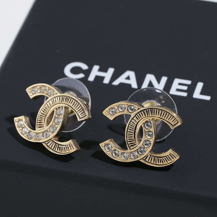 楽天市場】CHANEL シャネル ピアス ABG712 B22492 レディース ココ 