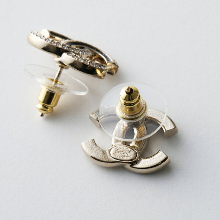 楽天市場】CHANEL シャネル ピアス ABG410 B21903 レディース ココ 