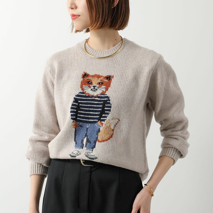 楽天市場】 MAISON KITSUNE メゾンキツネ セーター DRESSED FOX 